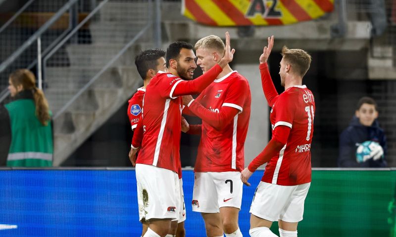 AZ Wint Van Fortuna Sittard En Nadert Koploper Feyenoord Tot Op Twee