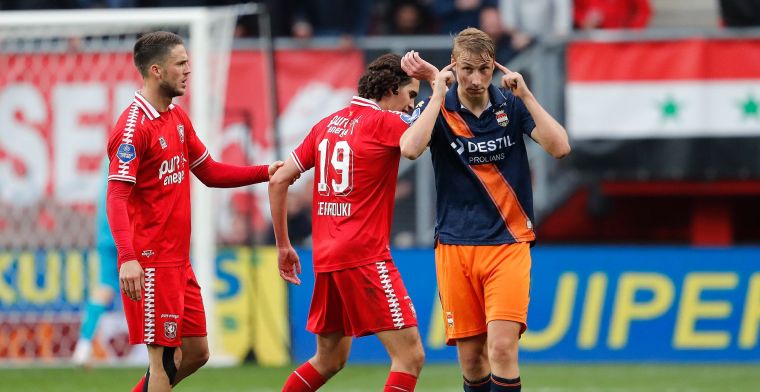 Twente en Willem II spelen gelijk na chaotische en verhitte wedstrijd