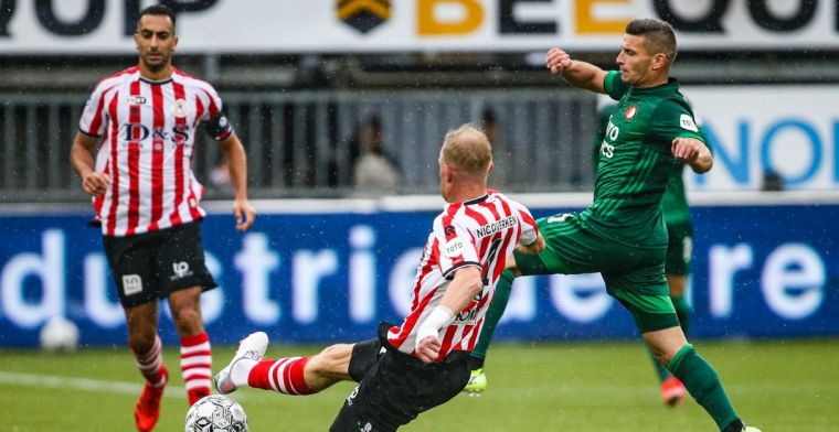 Frustrerende Feyenoord-zege Linssen: Vandaag was er echt geen bal aan