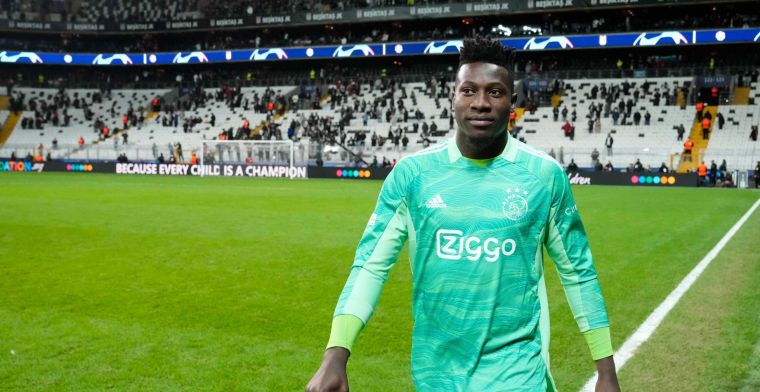 Onana verrast door snelle Ajax-rentree: 'Ik was gestrest voor de wedstrijd'