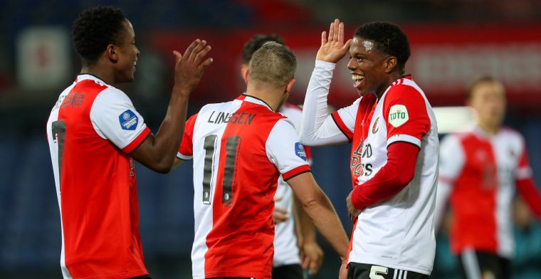 Feyenoord walst over Fortuna heen en levert nieuwe topscorer Eredivisie