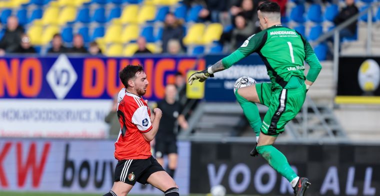Feyenoord maakt geen fout in Waalwijk en nadert PSV