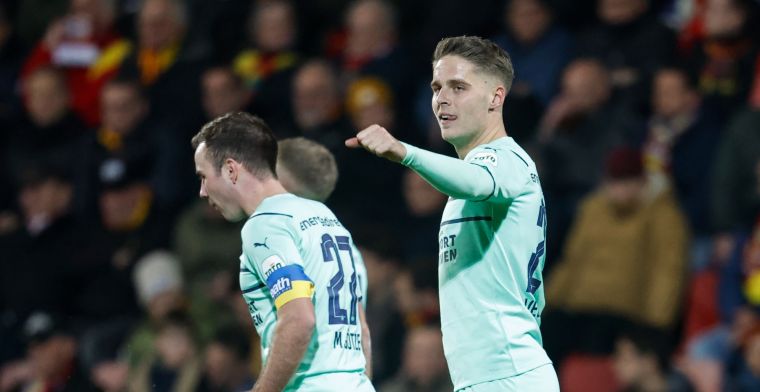 PSV finalist KNVB beker na eenvoudige zege op tien man van Go Ahead Eagles 