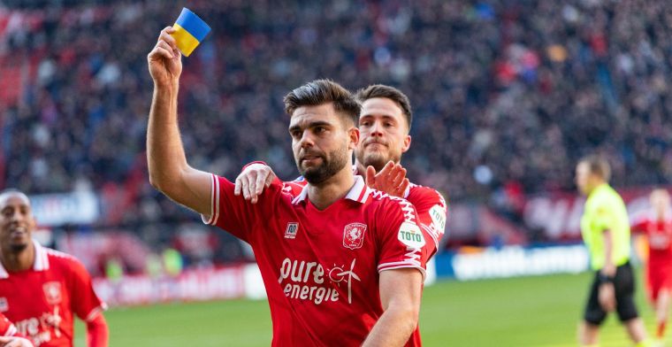 Twente wint door goal van emotionele Pröpper van Cambuur