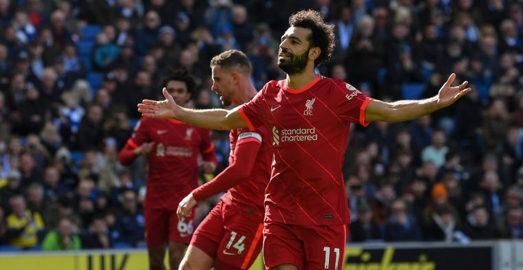 Van Dijk wint met Liverpool bij Brighton, Salah pakt wederom een record