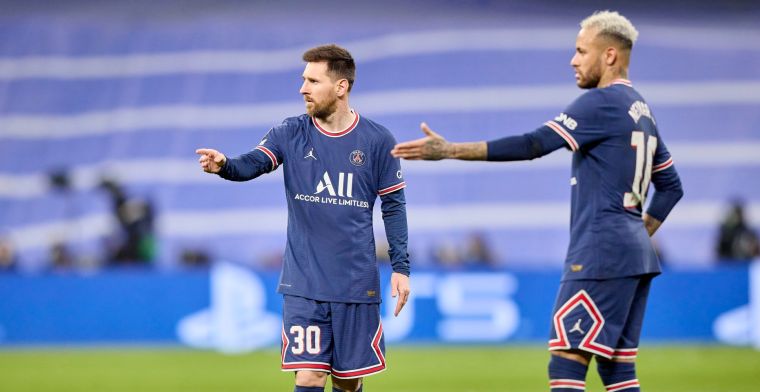 Messi en Neymar uitgefloten in Parc des Princes na blamage in Champions League