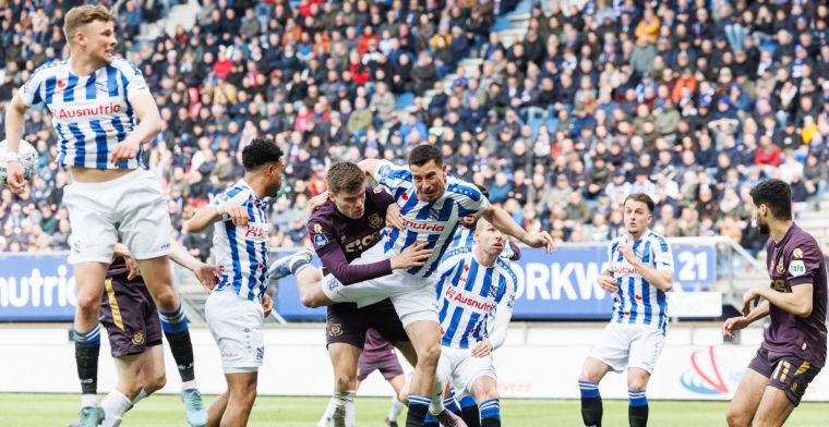 Heerenveen overtuigt en wint Derby van het Noorden, Van Hooijdonk matchwinner