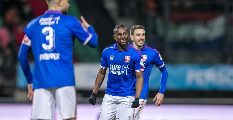 Twente-uitblinker blij met goal: 'Dat ik tegen PSV niet speelde, was een klap'