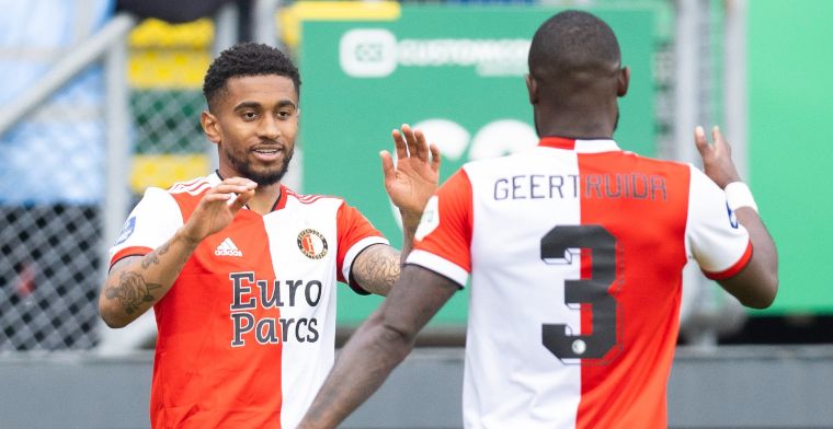 Nelson zit goed op zijn plek bij Feyenoord: 'Daardoor ben ik nu een betere speler'