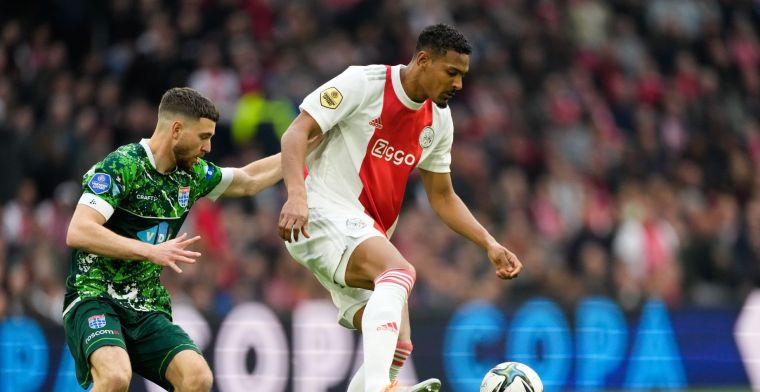 Haller zelfkritisch: 'Dit is ook Ajax en Amsterdam, dus je moet het accepteren'