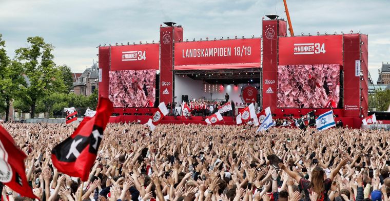 Gemeente Amsterdam: Ajax krijgt geen huldiging bij behalen landstitel 
