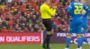 Merkwaardig moment: Oekraïne komt op voorsprong, maar goal wordt afgekeurd