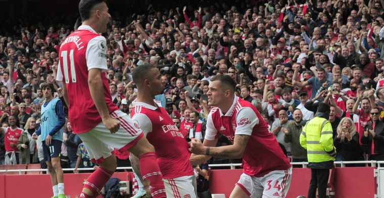 Arsenal na spektakelstuk tegen Liverpool weer koploper in Premier League