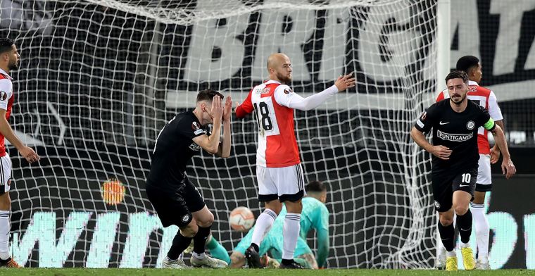 Sturm Graz beleeft droomscenario: 'Feyenoord was op alle fronten beter'   