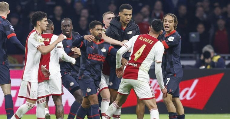 Ajax-PSV leek wel 'kinderdagverbijf': 'Niets met passie te maken, dit is agressie'