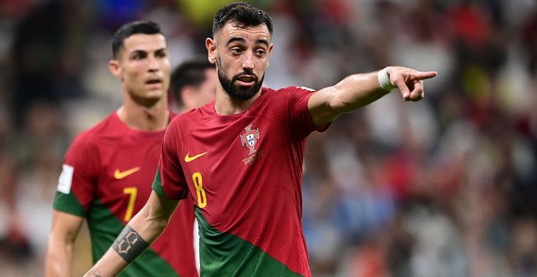 Fernandes het middelpunt van Portugese feestvreugde: 'Bezegelde opnieuw de triomf'