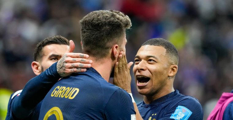 Giroud kopt WK-droom Engeland aan diggelen: Frankrijk halvefinalist op WK