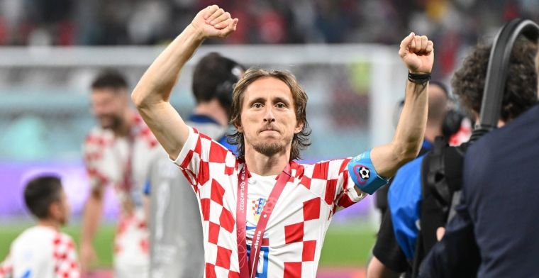 Trotse Modric gaat door als international: 'Kroatië is geen wonder meer'
