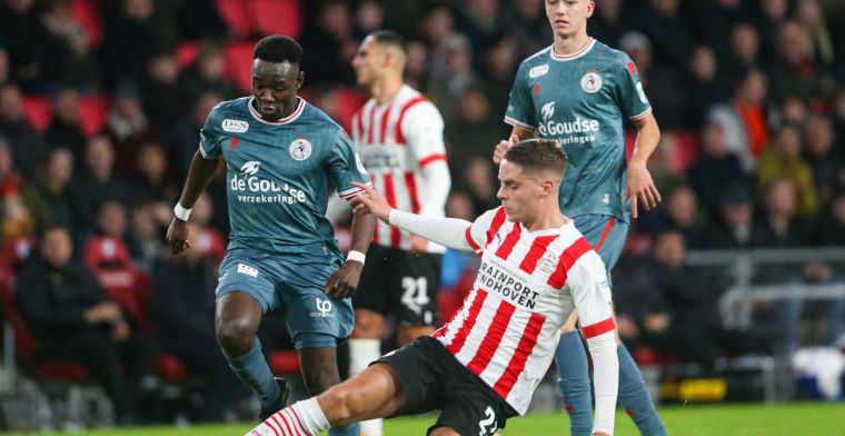 Valse start 2023 voor PSV: doelpuntloos gelijkspel tegen taai Sparta Rotterdam