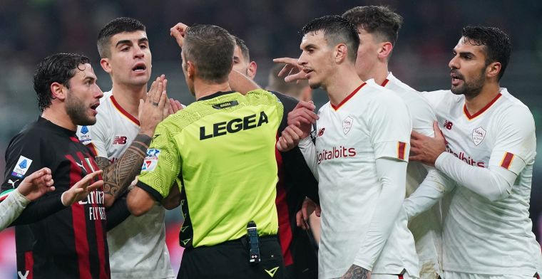 Sensatie in de Serie A: Milan geeft voorsprong weg tegen Roma, Napoli loopt uit