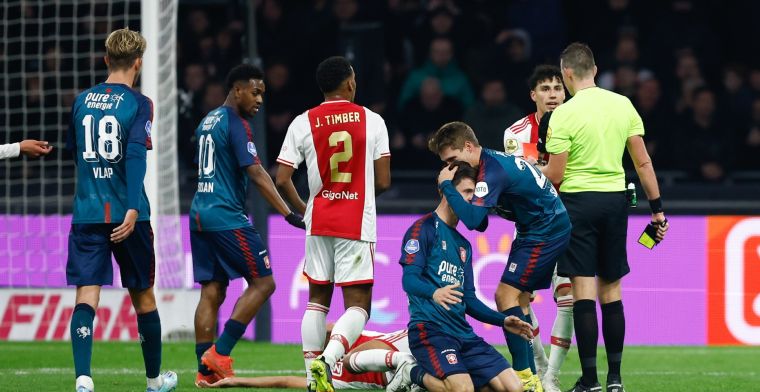 Ajax wint voor vijfde keer op rij niet in Eredivisie, gelijk tegen Twente