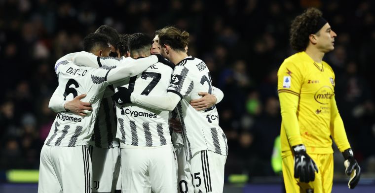 Juventus wint weer eens in de competitie en maakt korte metten met Salernitana