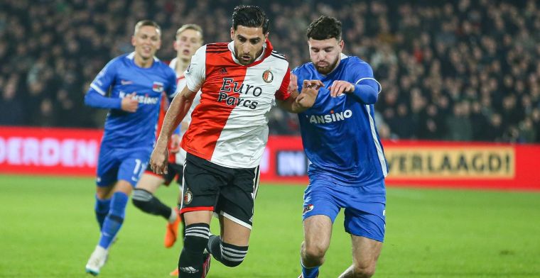 Feyenoord sleept overwinning uit het vuur en zet AZ op vijf punten achterstand
