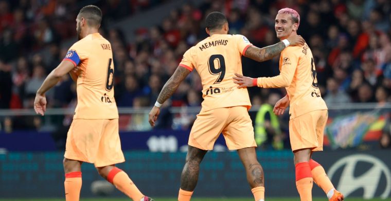 Atlético Madrid dankt invaller Memphis: Nederlander wederom betrokken bij doelpunt