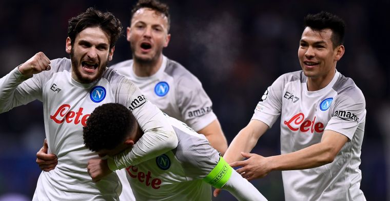 Zeer overtuigend Napoli met speels gemak langs Eintracht Frankfurt