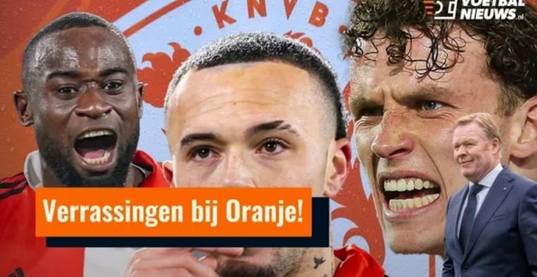 Oranje-keuzes van Koeman: 'Simons een ABC'tje, Feyenoord-drietal toch opvallend'