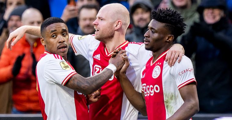 Ajax boekt nipte zege op NEC en houdt koploper Feyenoord in het vizier            