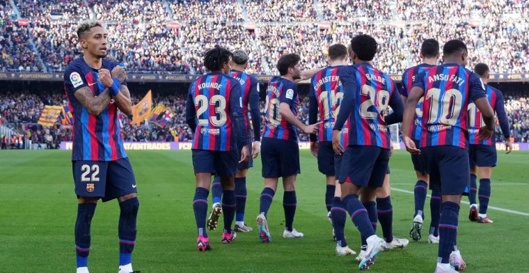 Barcelona boekt zwaarbevochten overwinning en zet Real op tien punten achterstand 