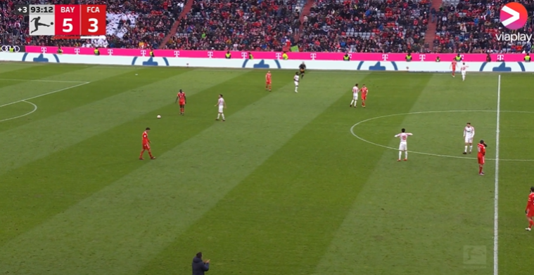Samenvatting: spektakelstuk in München, acht doelpunten bij Bayern - Augsburg