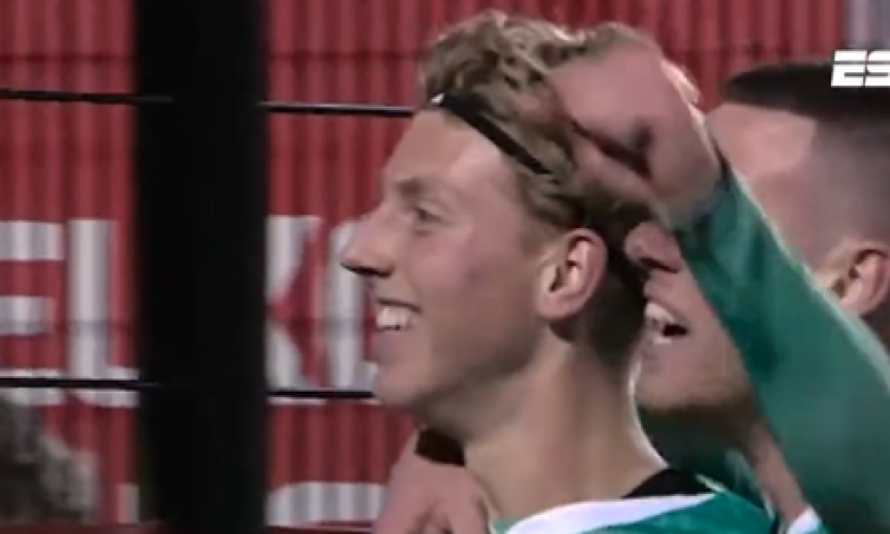 Bergkampiaans doelpunt in de KKD: De Boer schiet VVV schitterend op