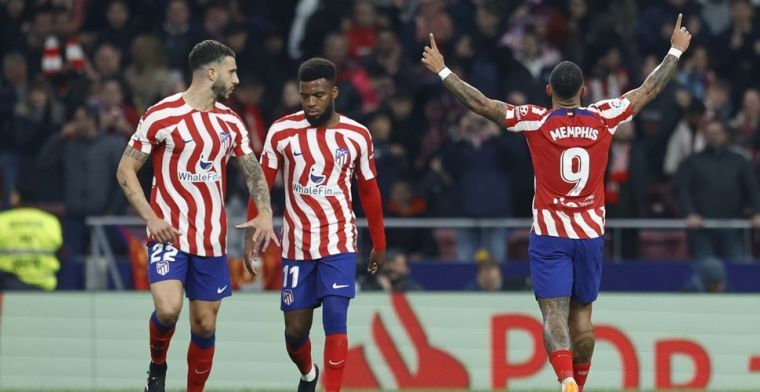 Atlético door het oog van de naald: Morata matchwinner, Depay kind van de rekening