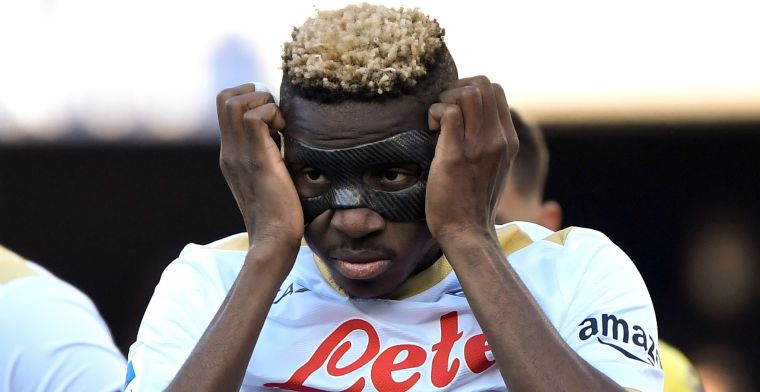 Waarom draagt de van doelpunten levende Napoli-spits Osimhen een masker?