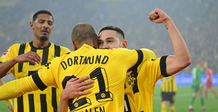 Dortmund pakt in ieder geval voor even koppositie in Bundesliga, Malen trefzeker