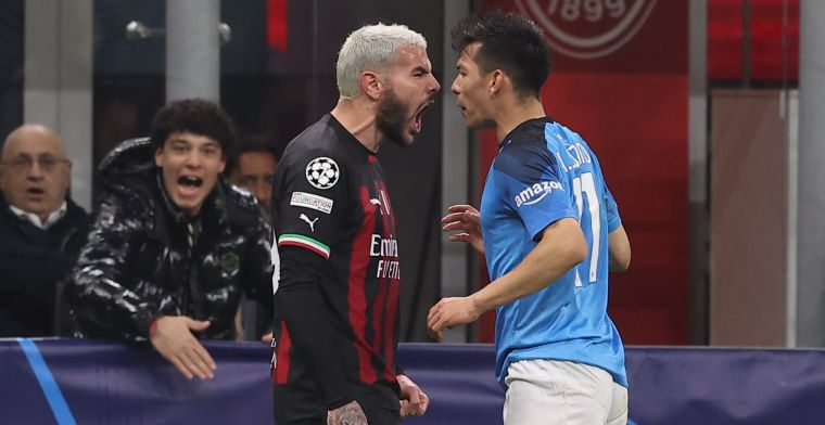AC Milan verrast tegen roodgekleurd Napoli en wint eerste Italiaanse CL-onderonsje
