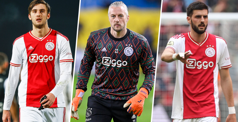 Deze vier spelers van Ajax lopen in de zomer van 2023 uit hun contract