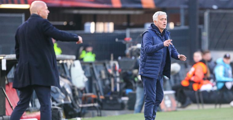 Mourinho over Feyenoord: 'Hebben respect voor het team dat van ons gewonnen heeft'