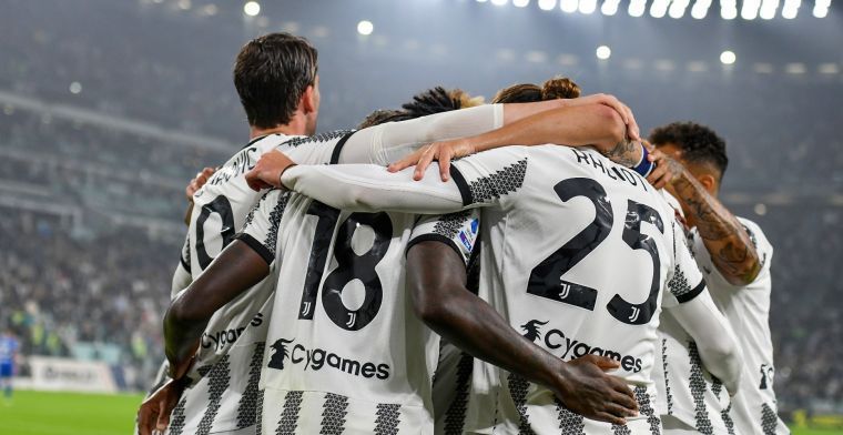 Juventus klimt naar plek drie in Serie A: puntenstraf voorlopig opgeschort