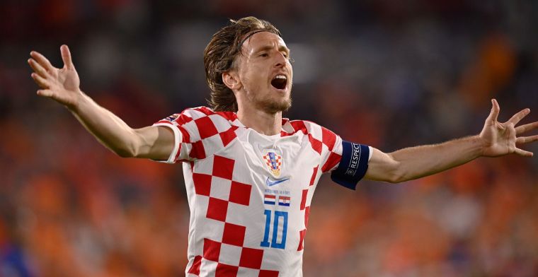 37-jarige Modric leek onvermoeibaar tegen Oranje: 'Mag ik je paspoort checken?'