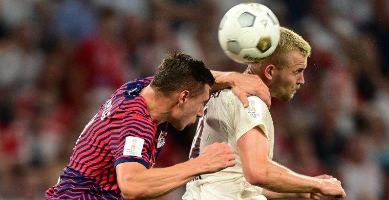 De Ligt verliest van Simons: Leipzig wint Supercup van Bayern door hattrick Olmo