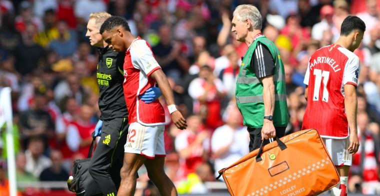 'Grote zorgen bij Arsenal: Timber maandenlang aan de kant door knieblessure'