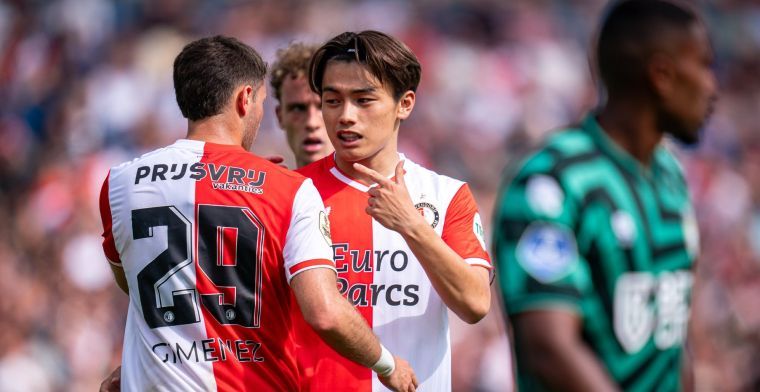 'Feyenoorder Ueda begonnen aan herstelproces, kan tegen Atlético rentree maken'