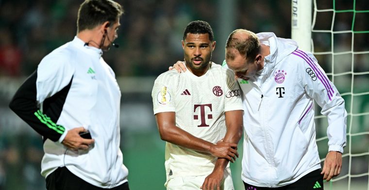 Grote tegenvaller voor Bayern: Gnabry loopt breuk op en ligt weken uit roulatie