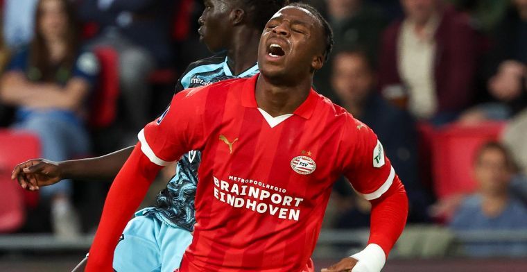 'Domper voor Bosz en PSV: verdediger waarschijnlijk tot de winterstop aan de kant'