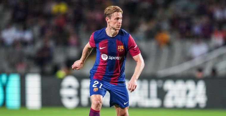 Inspiratieloos Barcelona lijdt duur puntverlies bij terugkeer De Jong