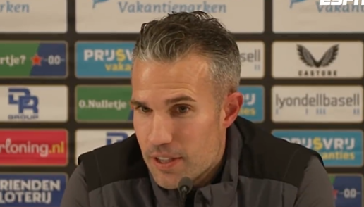 Van Persie looft collega: 'Verbaast me niks als hij snel hoofdtrainer