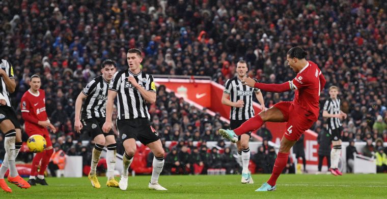 Liverpool begint 2024 goed: driepunter tegen Newcastle zorgt voor koppositie